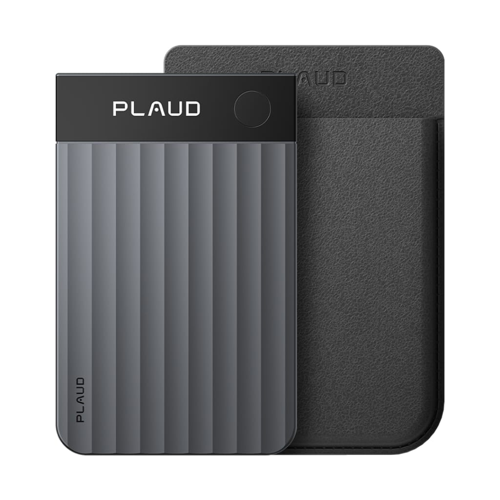 PLAUD Note Pro perakam suara AI saiz kad kredit dengan case magnet