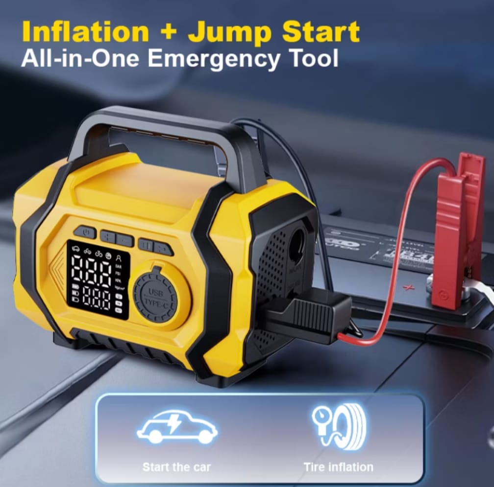 SOARFLY menghidupkan enjin kereta melalui klip bateri — jump start kecemasan